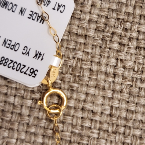 **LAST 1** ♡New 14K Solid Gold Heart Necklace♡ - Picture 4 of 5